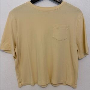 A New Day Yellow Short Sleeve T-Shirt with Pocket